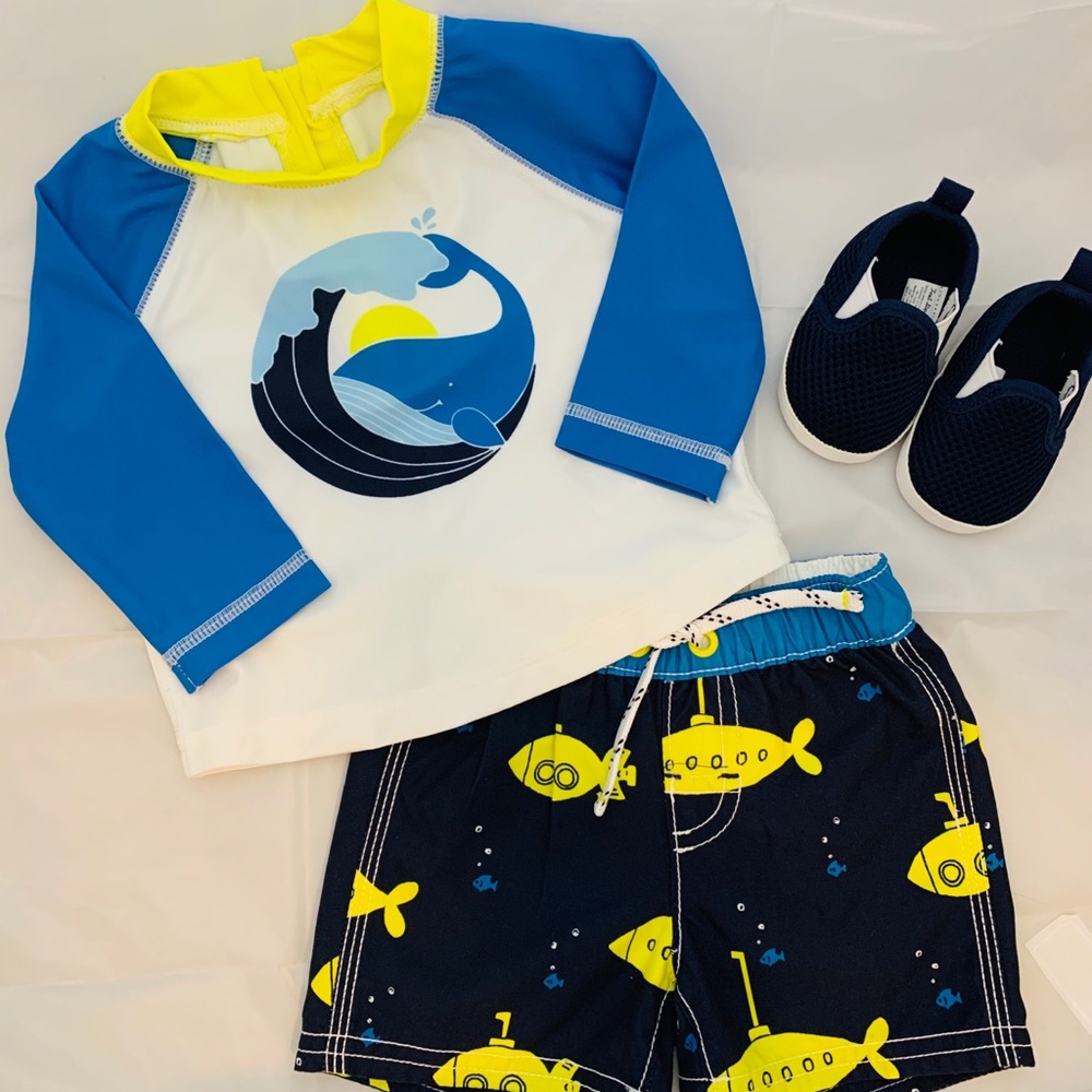 3 for $15🌊 NWOT Baby Gap Swim Bottom & Top 🌊 0-6M